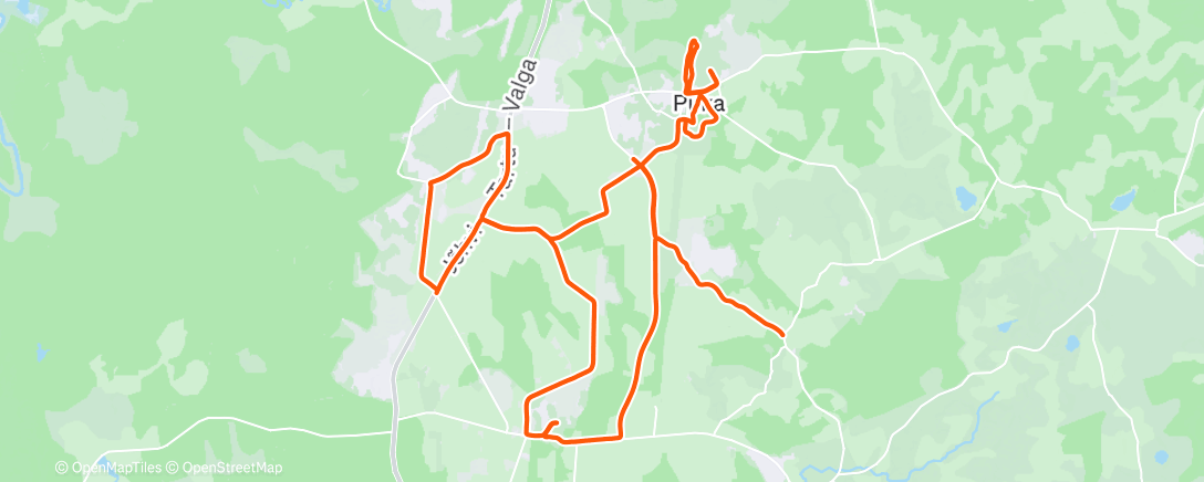 Map of the activity, Before & After