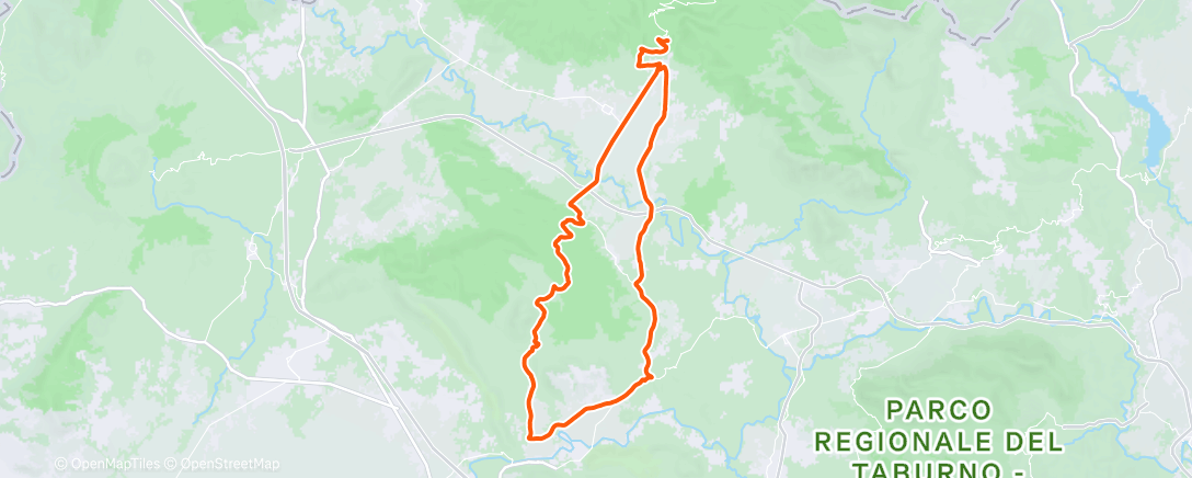 Map of the activity, Morning Ride