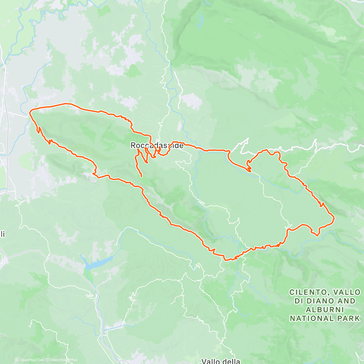 Map of the activity, Poco vento