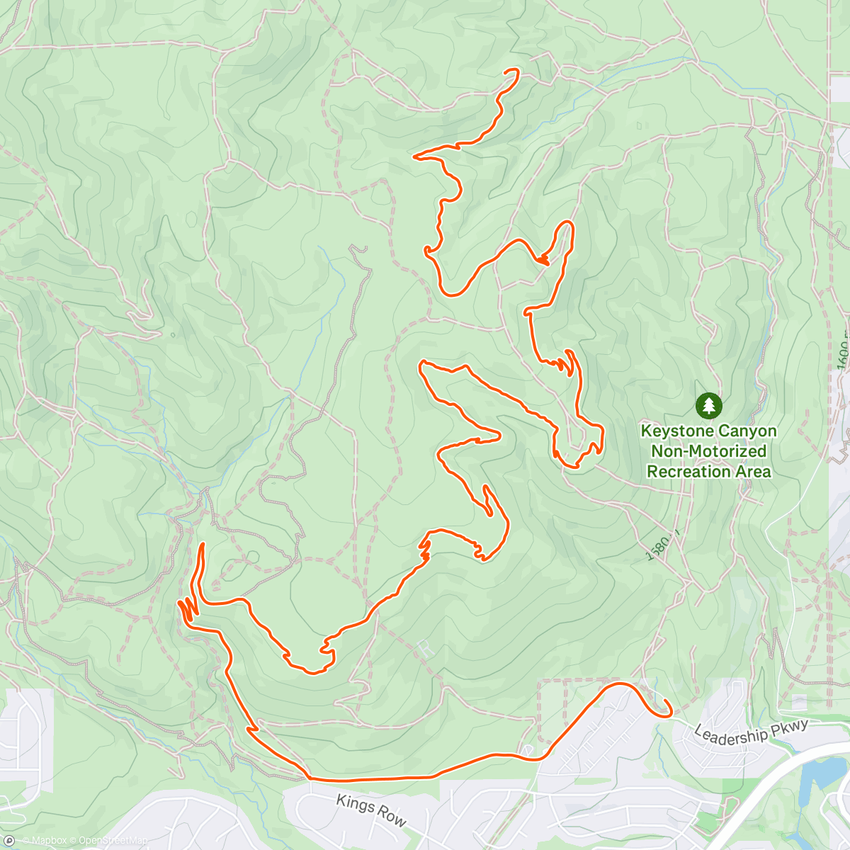 Carte de l'activité Afternoon E-Mountain Bike Ride