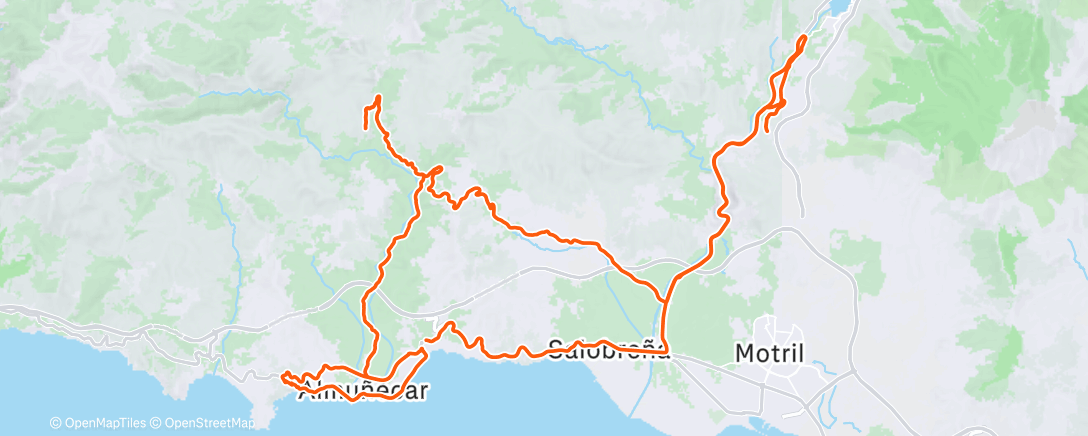 Map of the activity, Morning Ride