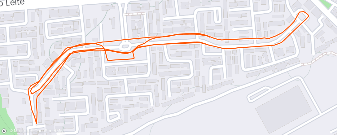 Map of the activity, Caminhada com a Kira