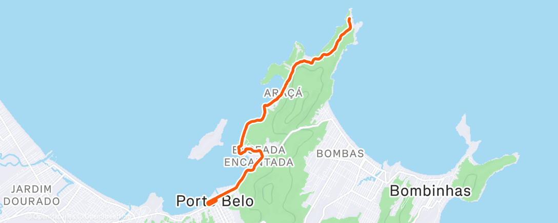 Map of the activity, Araça