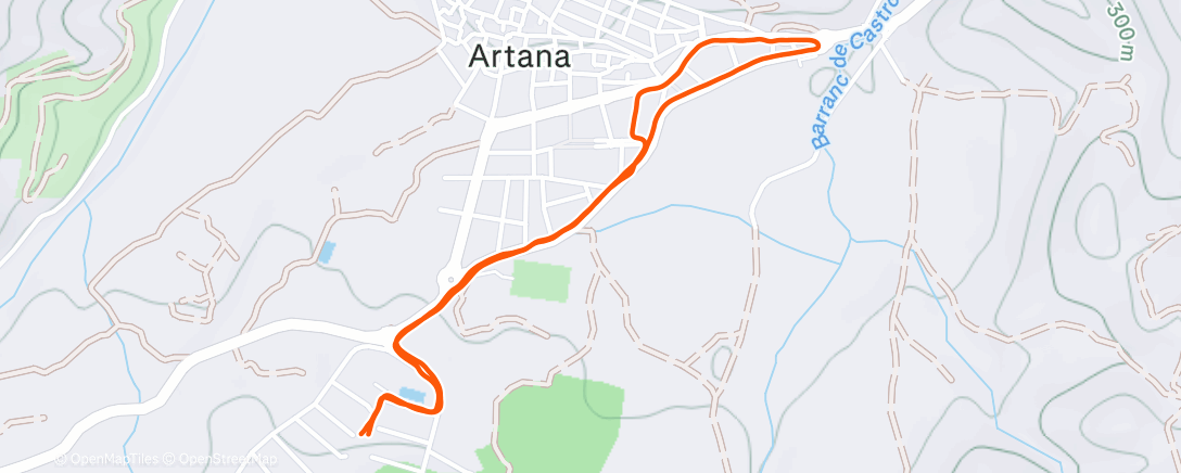 Map of the activity, 3k Z1