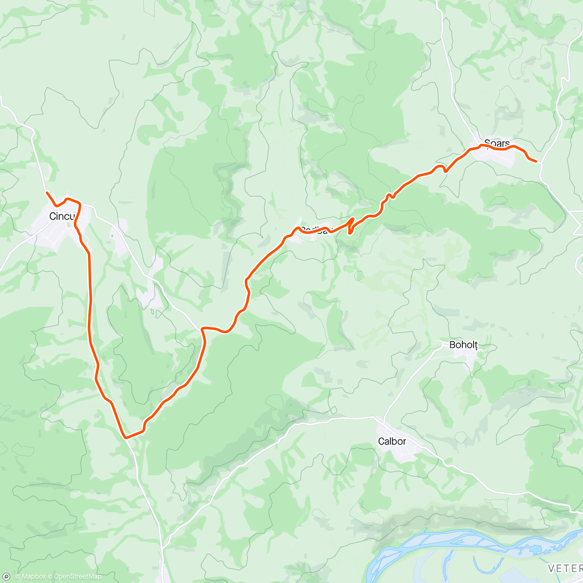 Map of the activity, ROUVY - Group Ride: Soars - Cincu | Transylvania I Romania