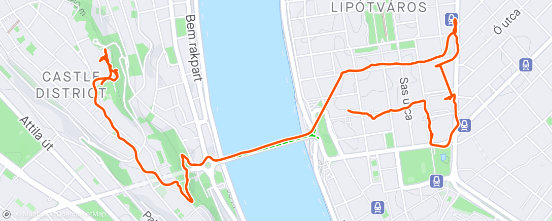 Kaart van de activiteit “Дневная прогулка”