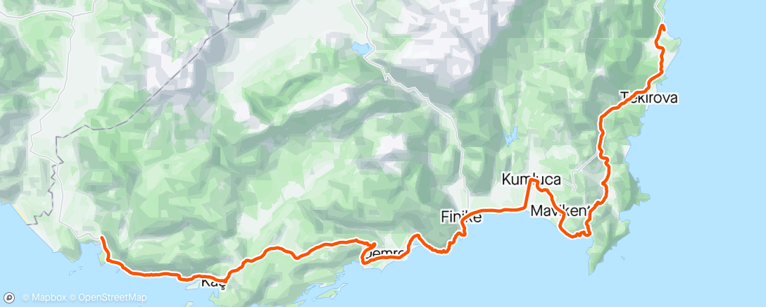 Map of the activity, Ronde van Turkije etappe 2