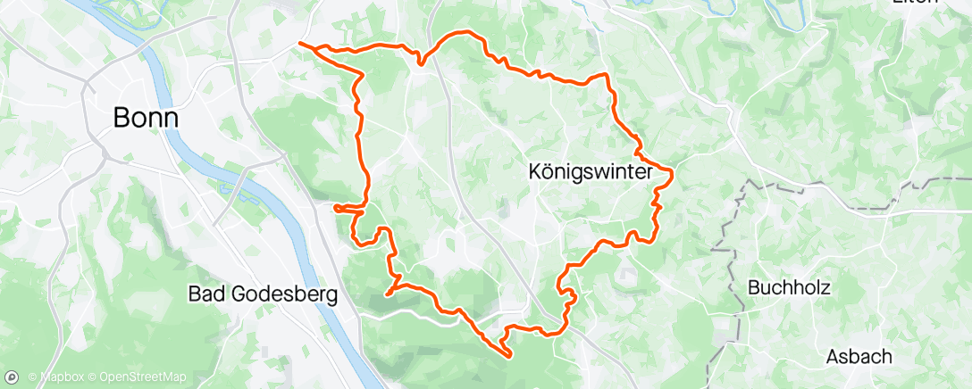 Mapa da atividade, Mittagsradfahrt