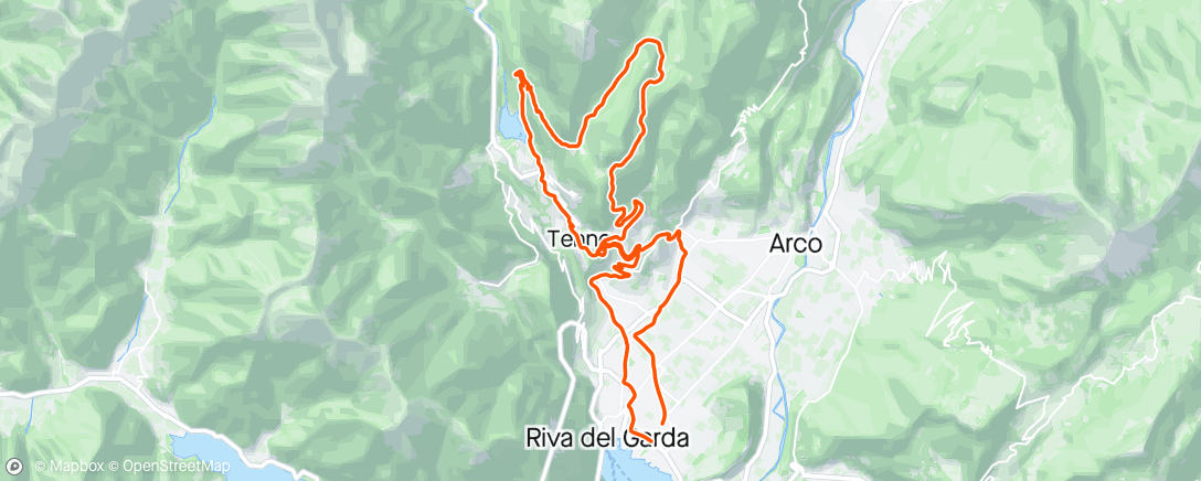 Map of the activity, Riva del Garda