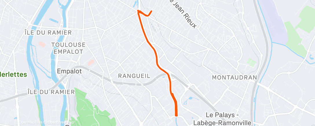 Карта физической активности (Mal partout… trainé par Lou)