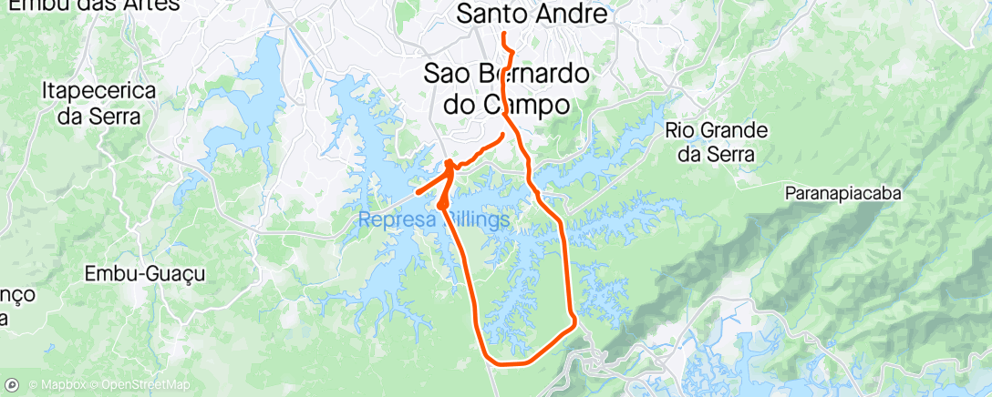 Map of the activity, Speed day