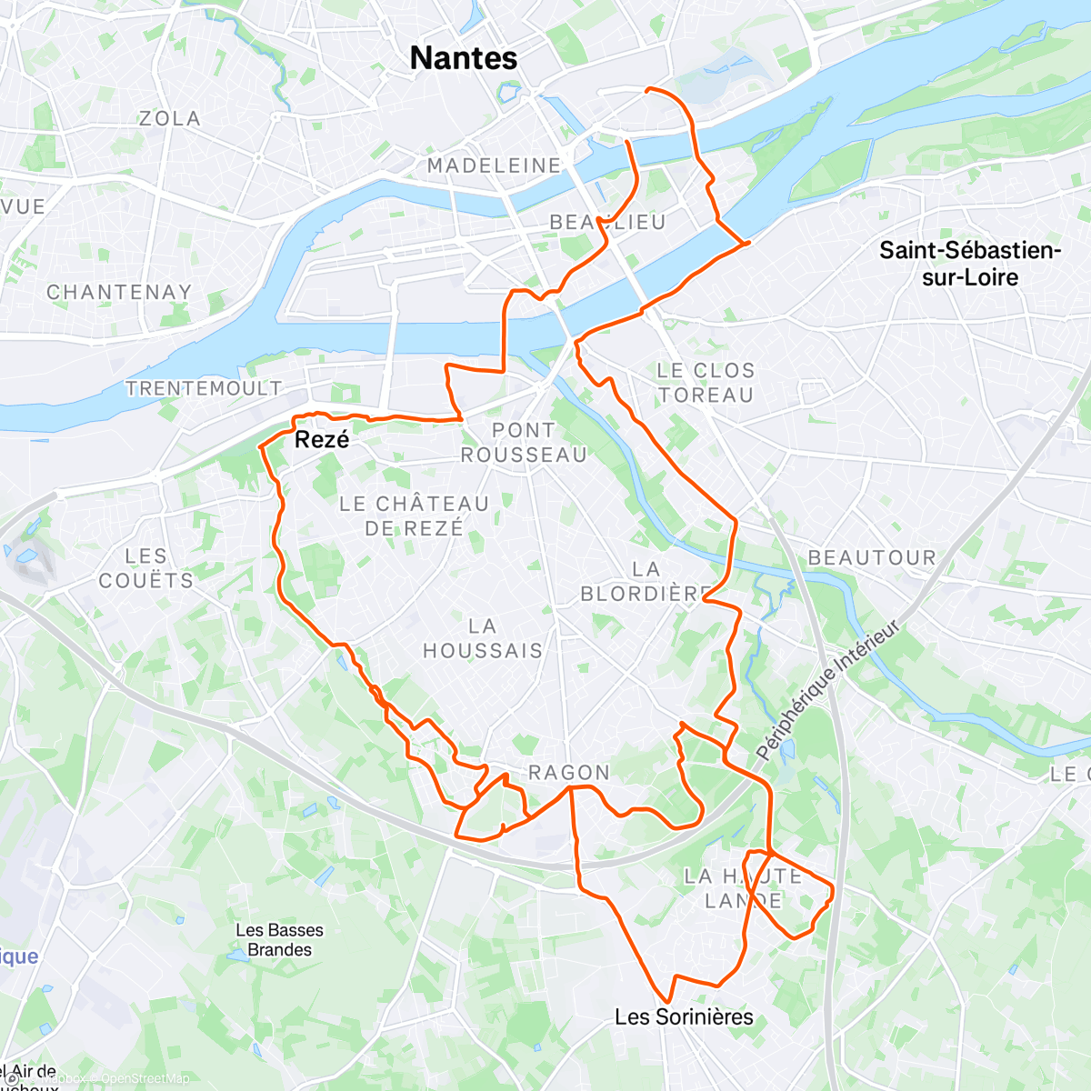 Map of the activity, Faire un petit coucou aux potos sur la Spider 👋
