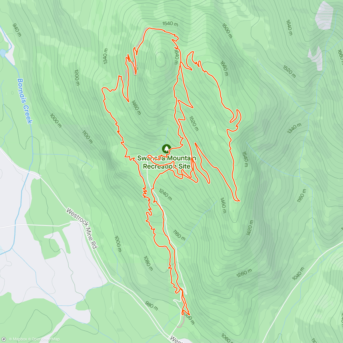 Map of the activity, Playing away from home