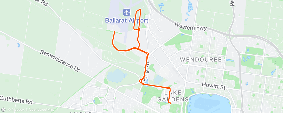 Map of the activity, Airport Zoomies 🛫