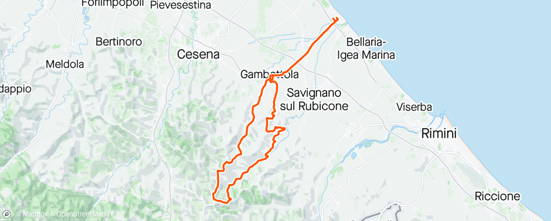 Map of the activity, Mtb Wup,Passo dei Meloni,4Passeri