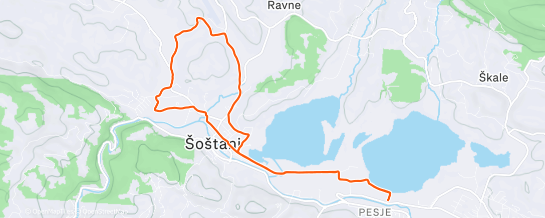 Map of the activity, Ponedeljkov krog