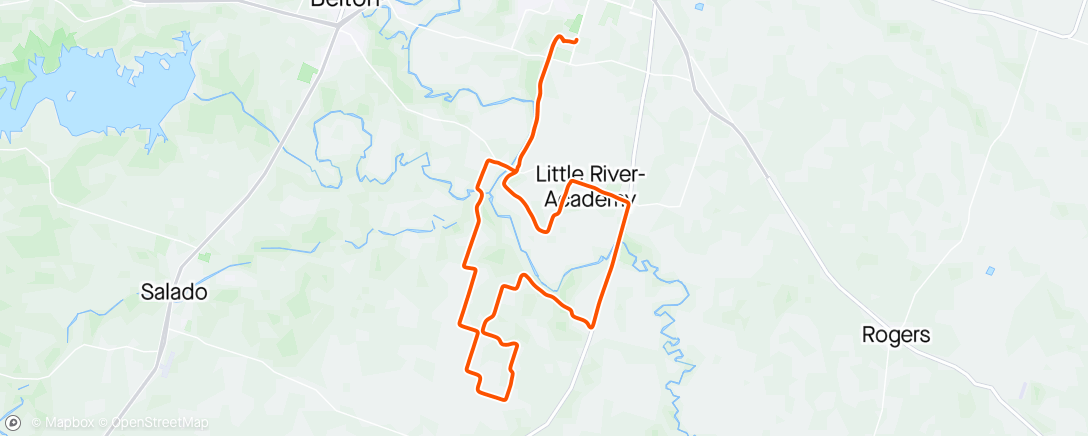 Map of the activity, SCC Road Ride