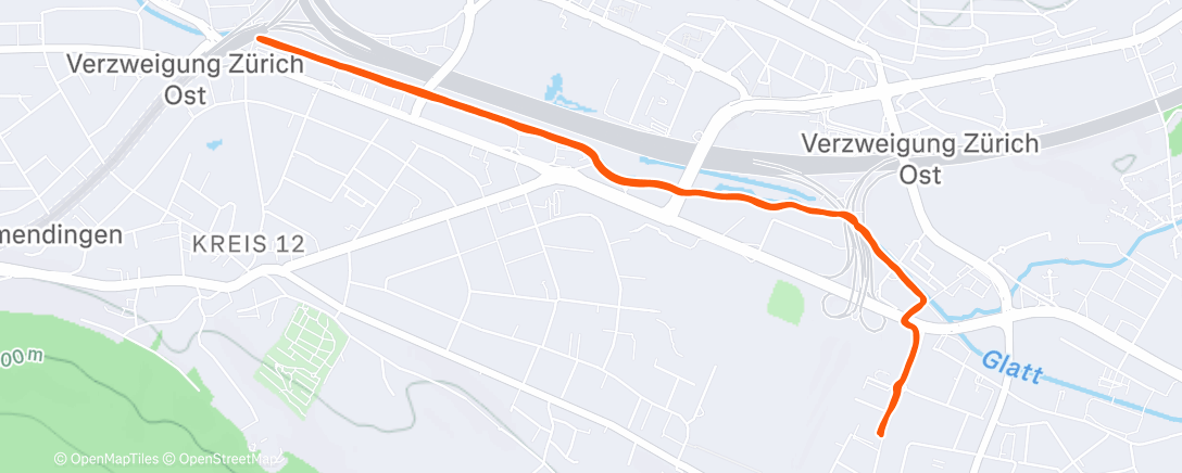 Карта физической активности (Afternoon Run)