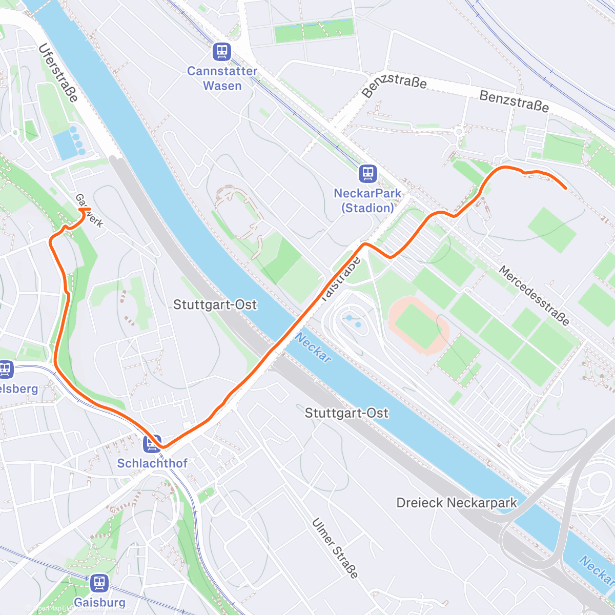 Map of the activity, Arena Besuch.