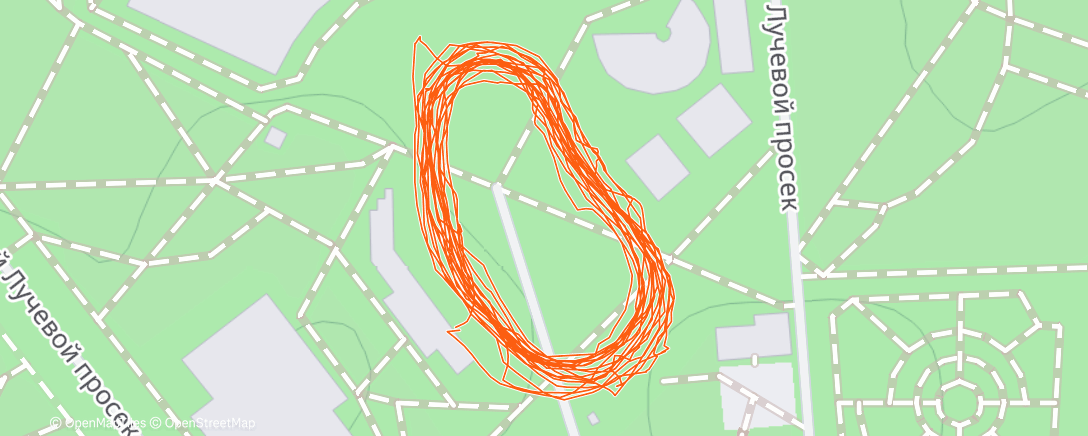 Map of the activity, Morning Ice Skate