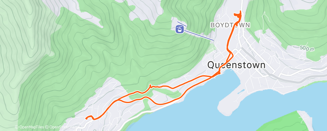 Mappa dell'attività Evening Ride