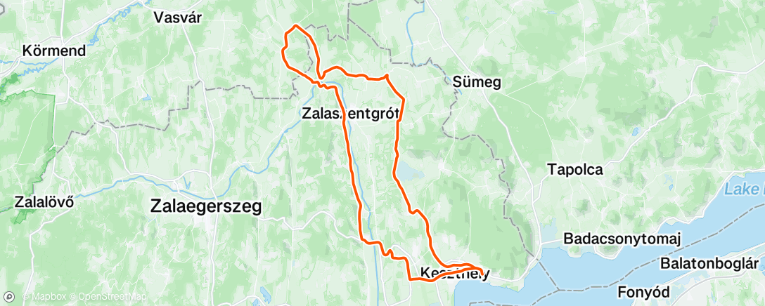 Map of the activity, Morning Ride