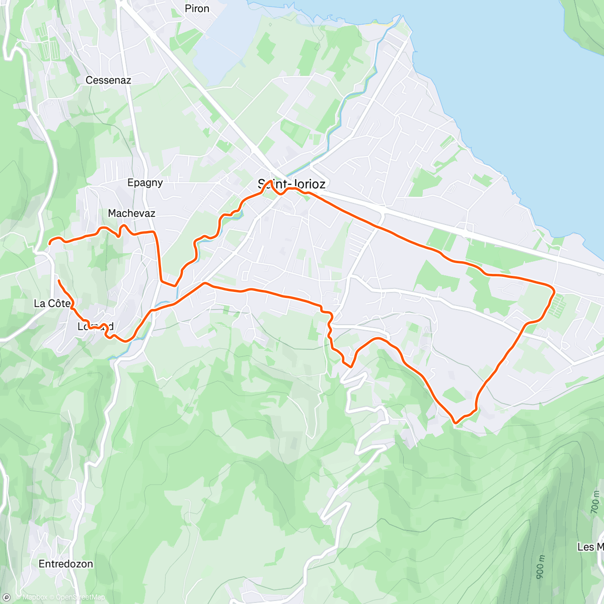 Map of the activity, Petit tour de l'après-midi 🍁