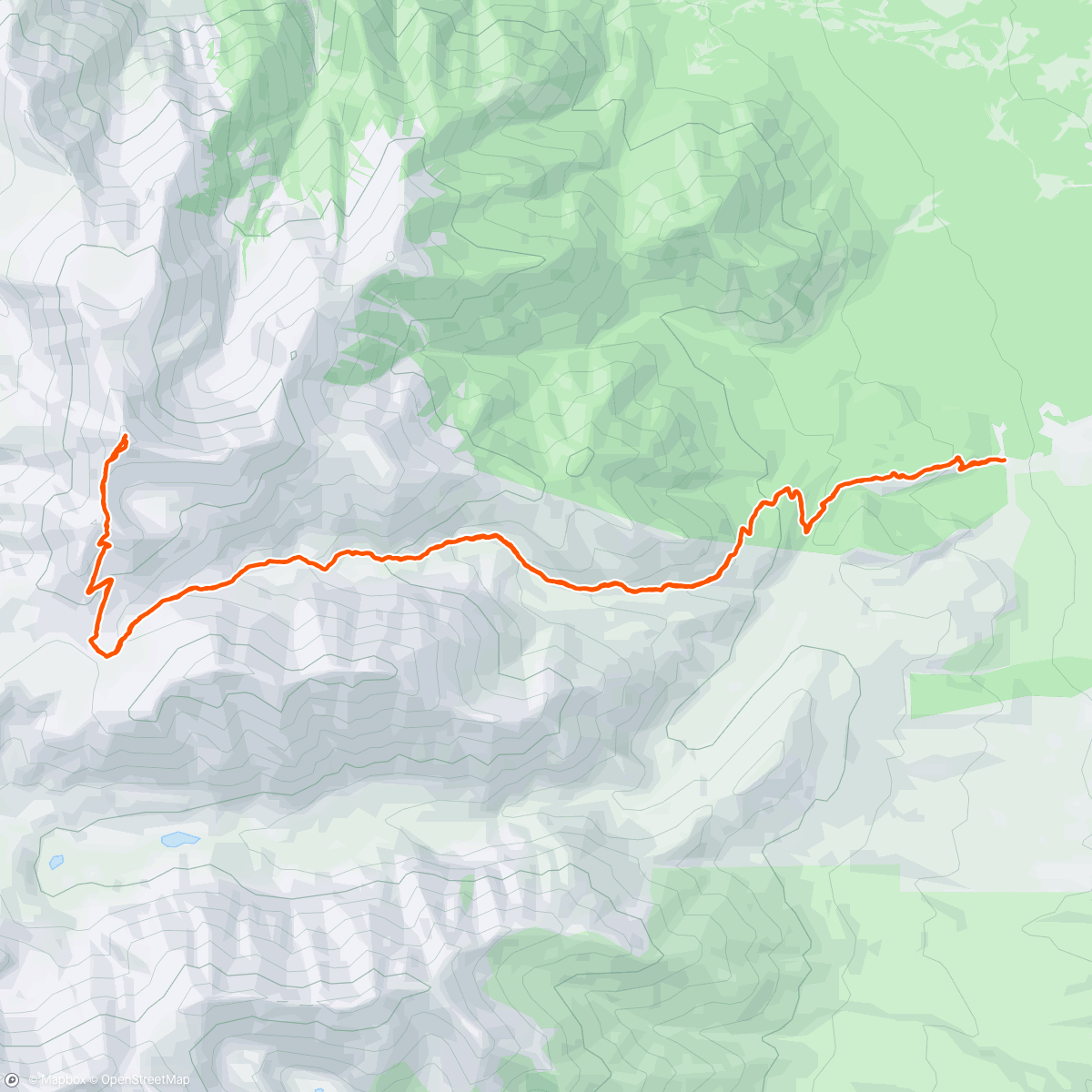 Map of the activity, Antero Slog with Jake & Andrew!
