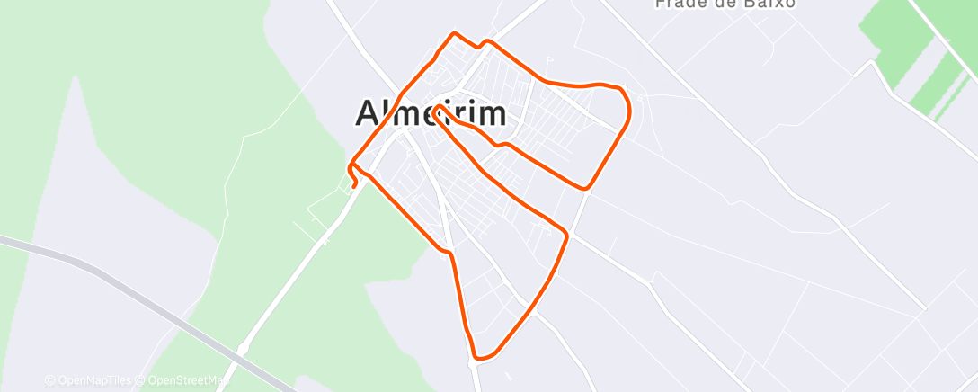 Карта физической активности (Morning Run)