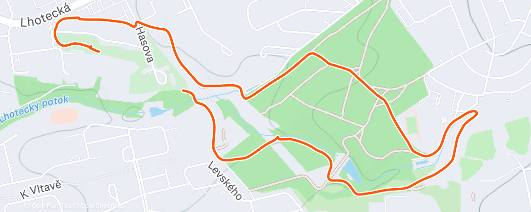 Map of the activity, Morning Ride