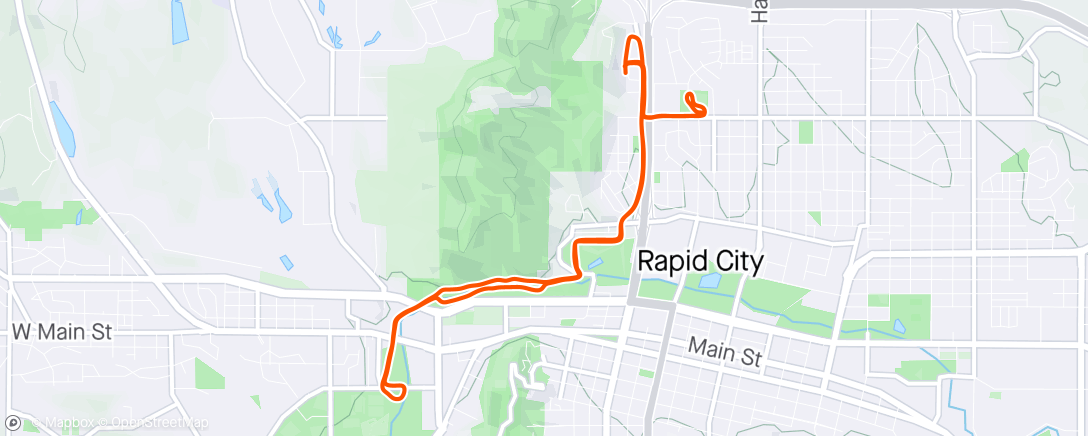 Map of the activity, Leash trip courtesy of Sycamore