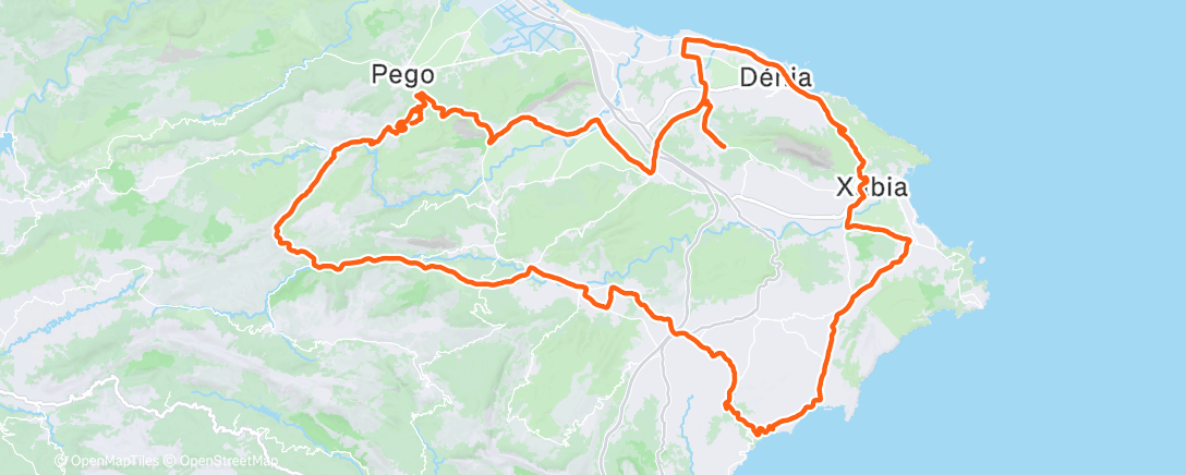 Map of the activity, Denia 6