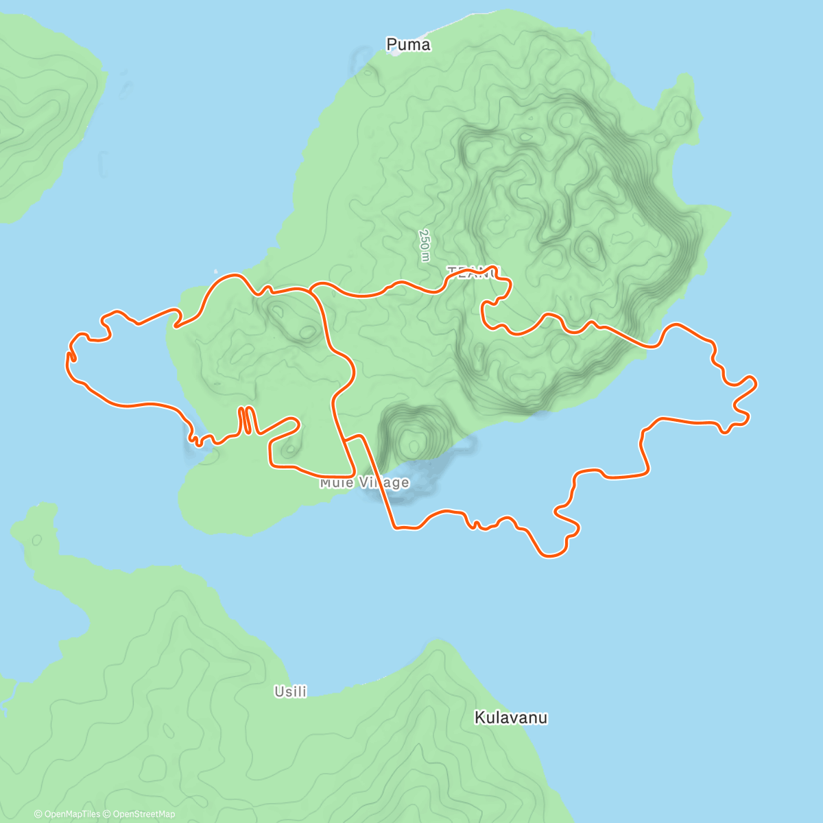 Map of the activity, Zwift - Big Flat 8 in Watopia
