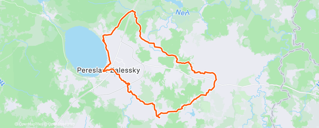 Map of the activity, Mad Fox K70