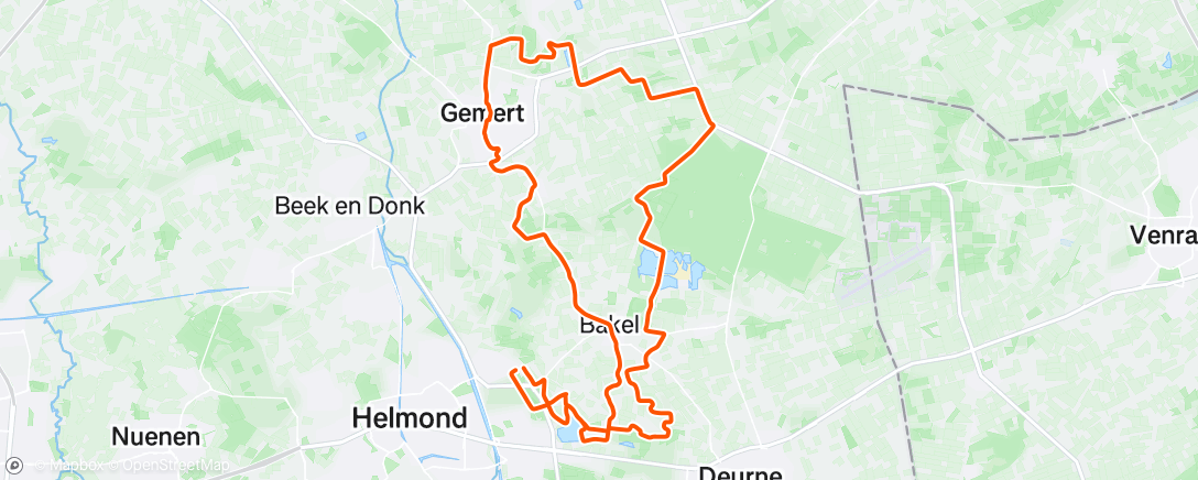 Map of the activity, Rondje MTB met Marc