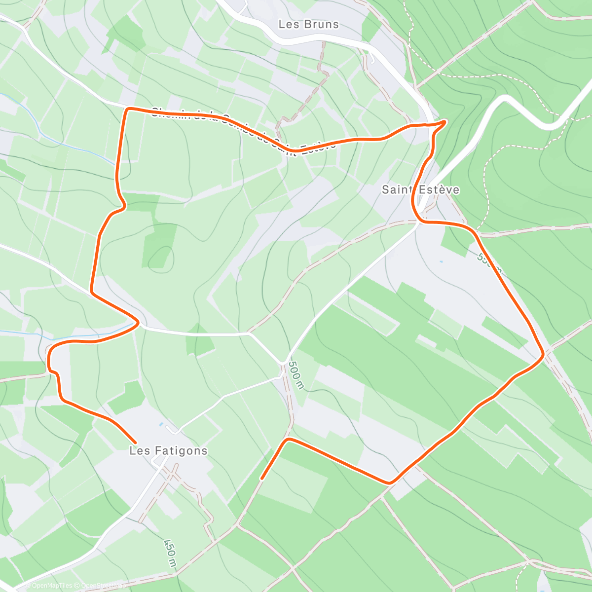 Map of the activity, Circuit rdv demain 10h avec dégustation offerte échantillons Herbalife 🤗