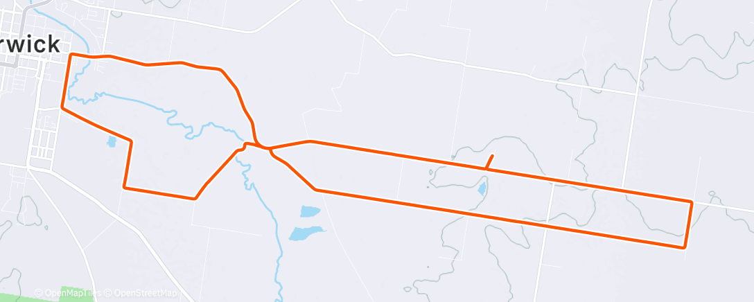 Map of the activity, End of the rest week