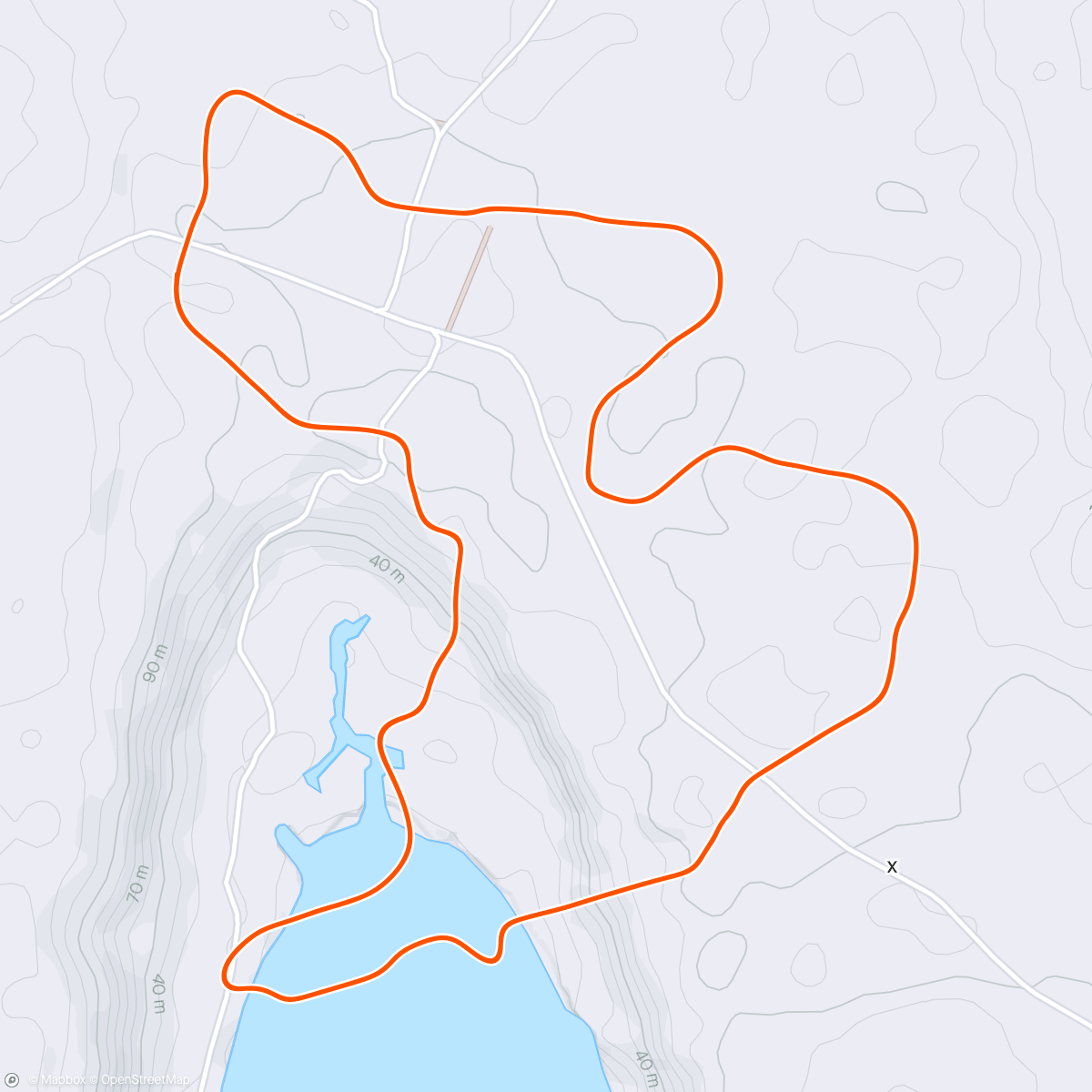 Map of the activity, Zwift - 02. Endurance Escalator [Lite] in Makuri Islands
