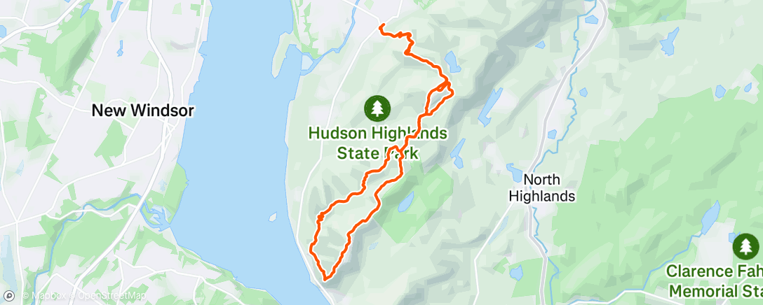 Map of the activity, Hike with Tim