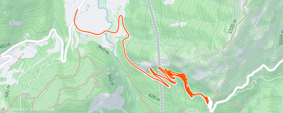 Map of the activity, New Scott Addict RC  - Morterone