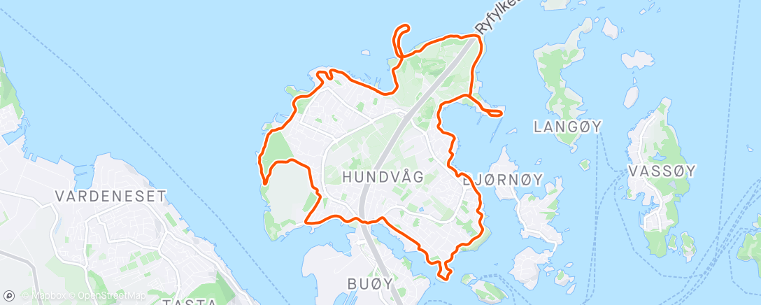 Map of the activity, Run With Simen Holvik 🤩