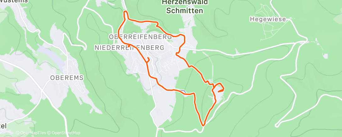 Map of the activity, Taunustaler Xmas Höhenmeter  Battle 👑