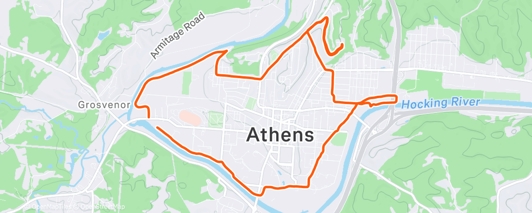 Map of the activity, Day 1