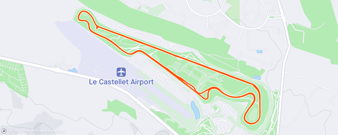Map of the activity, 24h du Castellet 2024 - Relais 2
