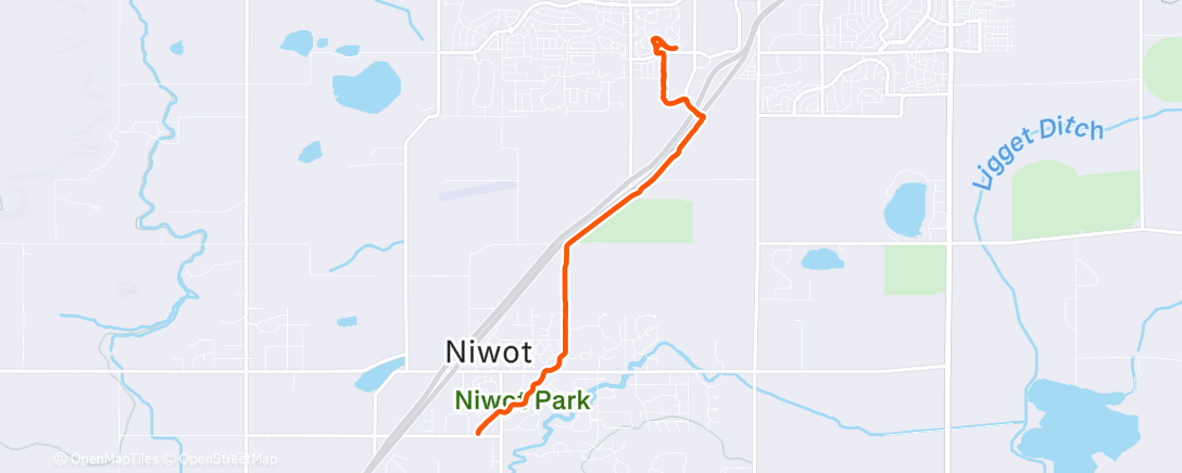 アクティビティ「Morning Run」の地図