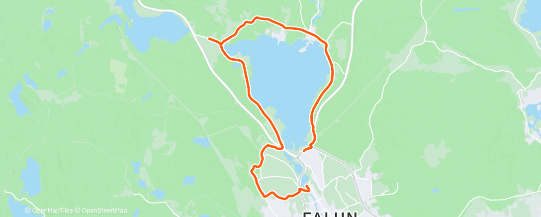 Map of the activity, Morning Mountain Bike Ride