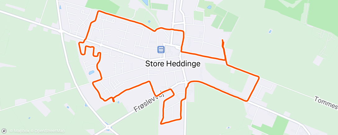 Mapa de la actividad (Evening Run)