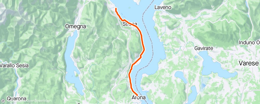Map of the activity, Lago Maggiore | Arona-Baveno 🇮🇹