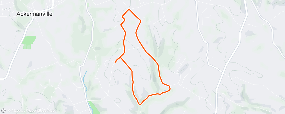 Map of the activity, Morning Run