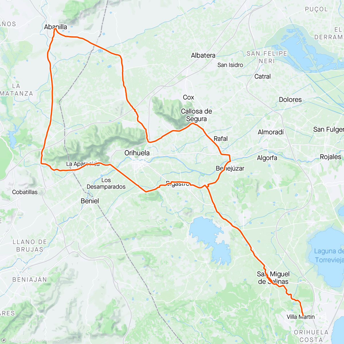 Map of the activity, GLZ1 Lammertink Bikes